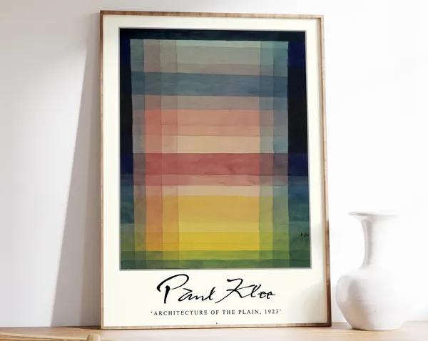Paul Klee Architecture Of The Plain Poster