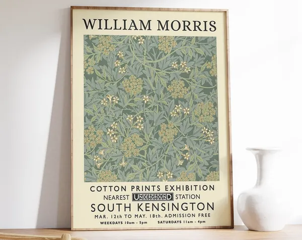 William Morris Vintage Floral Art Print