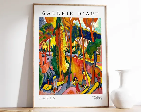 Andre Derain The Turning Road, L'Estaque Poster
