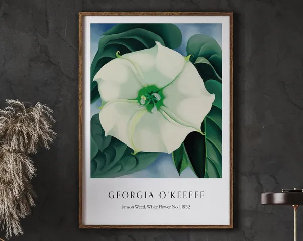 Georgia O'Keeffe Jimson Weed White Flower No. 1 Art Print
