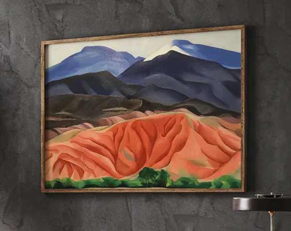 Georgia Okeeffe Black Mesa Landscape, New Mexico Art Print