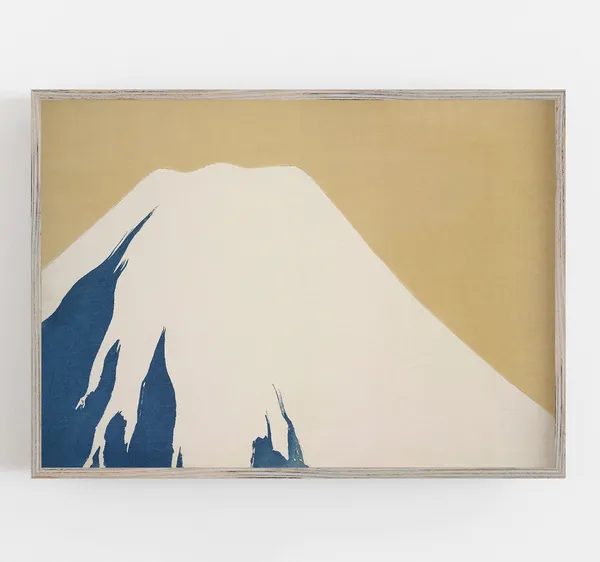 Mount Fuji Vintage Japanese Wall Art Print