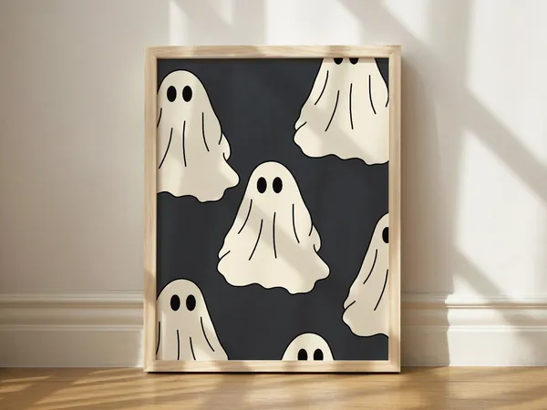 Halloween Cute Trendy Fall Lover Art Print