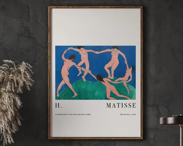 Henri Matisse The Dance Vintage Exhibition Poster