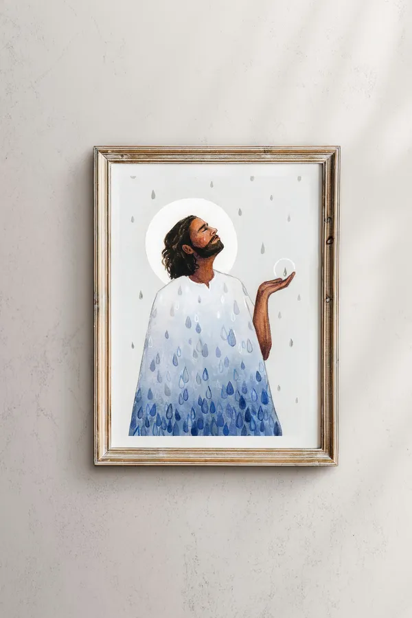 A Man Of Sorrows Jesus Christ Art Print
