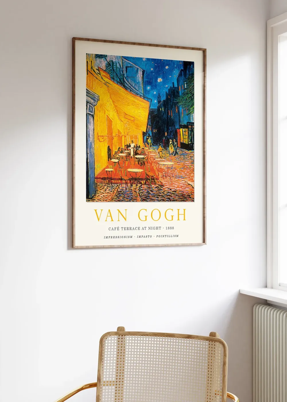 Van Gogh Cafe Terrace At Night Poster - Image 2