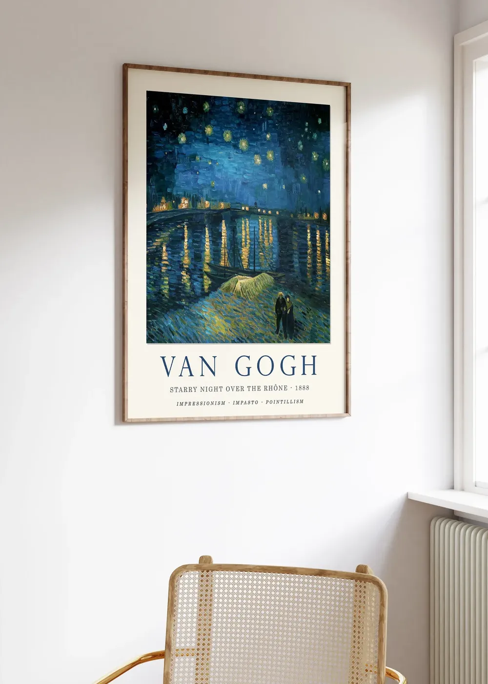 Starry Night Over the Rhone Art Print - Image 2