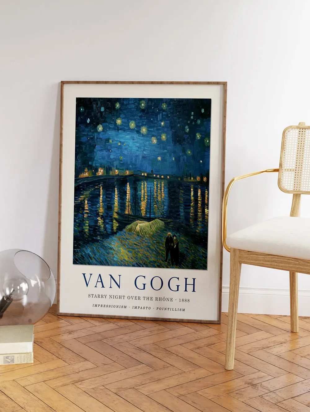 Starry Night Over the Rhone Art Print - Image 3