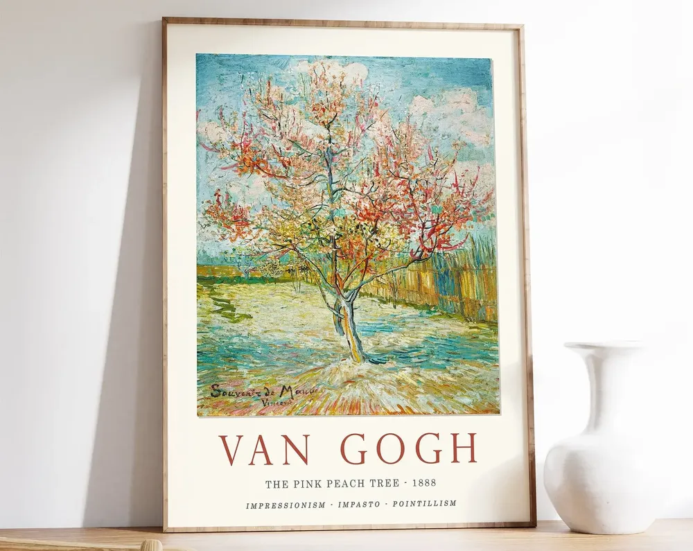 Van Gogh The Pink Peach Tree Art Print