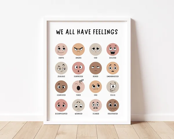 Its Okay To Feel Boho Classroom Decor Poster