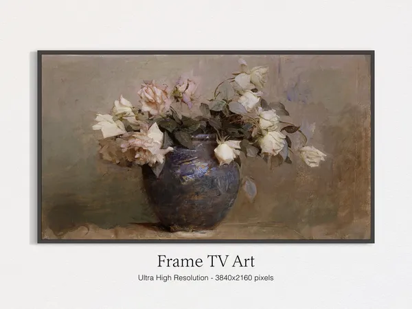 Vintage Flower Still Life Botanical Art Print