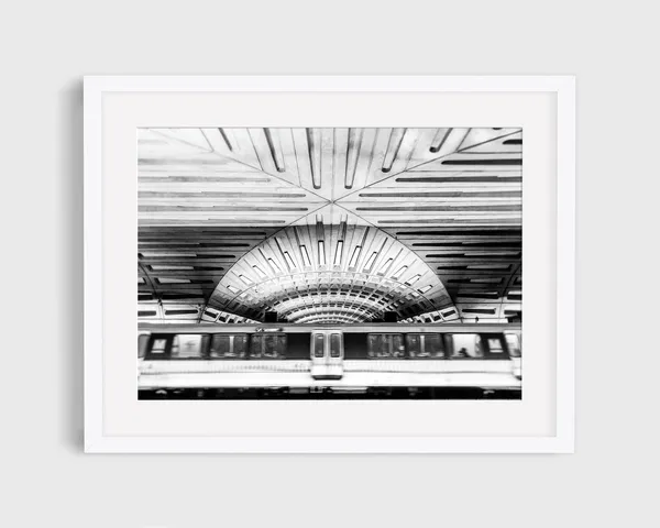 Washington DC Art Print, Metro Train Photography