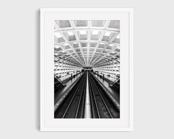 Washington DC Art Print, Metro Train Subway Print
