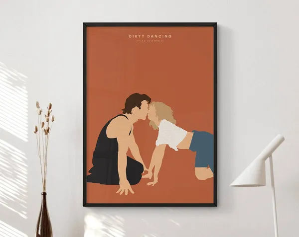 Dirty Dancing Minimalist Movie Poster Art Print