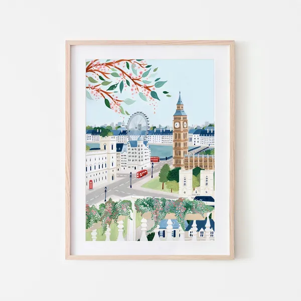London Travel Gift Travel Poster