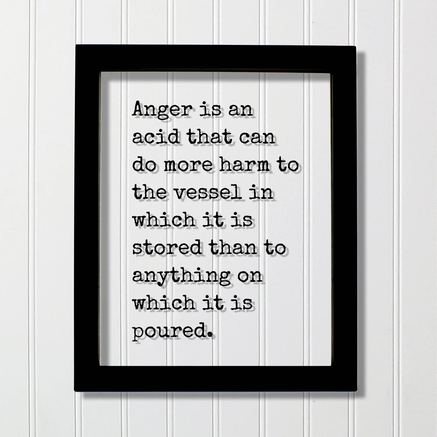 Anger Is an Acid Quote Art Print