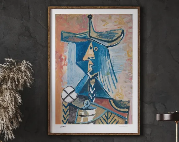 Pablo Picasso Personnage Mougins 1971 Poster