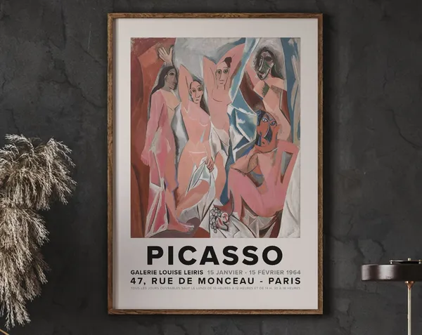 Pablo Picasso Les Demoiselles d'Avignon Cubism Art Print