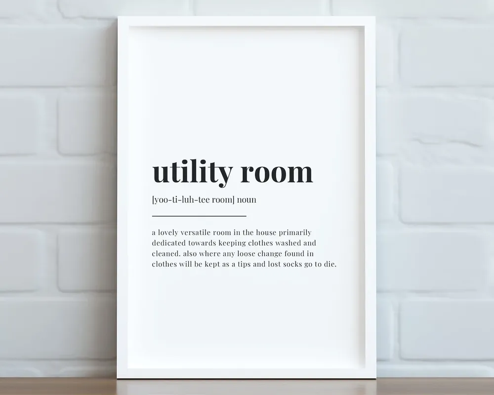 Utility Room Print, Laundry Room Sign - Image 2