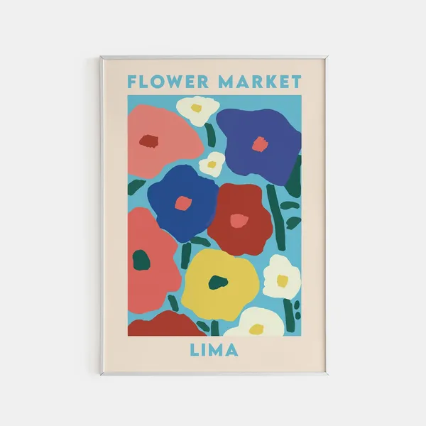 Flower Market by Matisse, Art Print