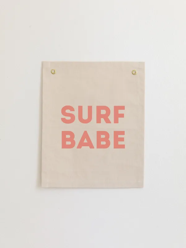 Surf Babe Boho Surf Art, Beach Nursery Decor