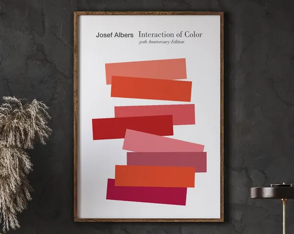 Josef Albers Interaction of Color Anniversary Poster