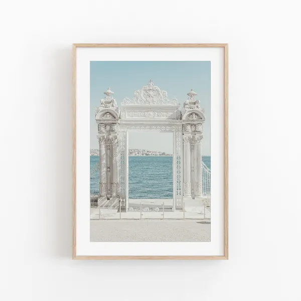 Istanbul Modern Minimalist Travel Poster, Turkey