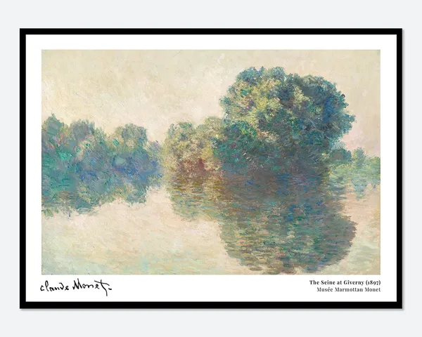 Monet, The Seine at Giverny 1897 Vintage Art Print