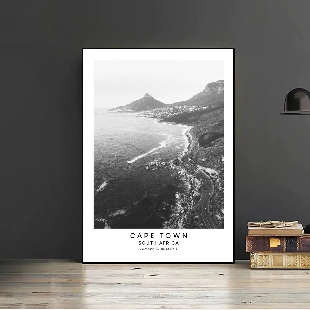 Cape Town Minimalist Travel Poster, South Africa - Image 2