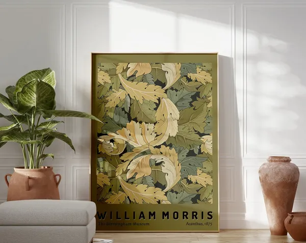 William Morris Nouveau Home Decor Poster Print