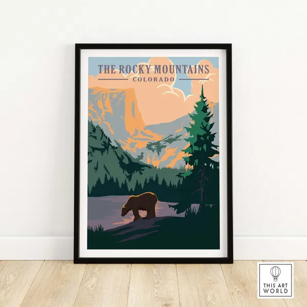 Rocky Mountains Colorado National Park Poster Print