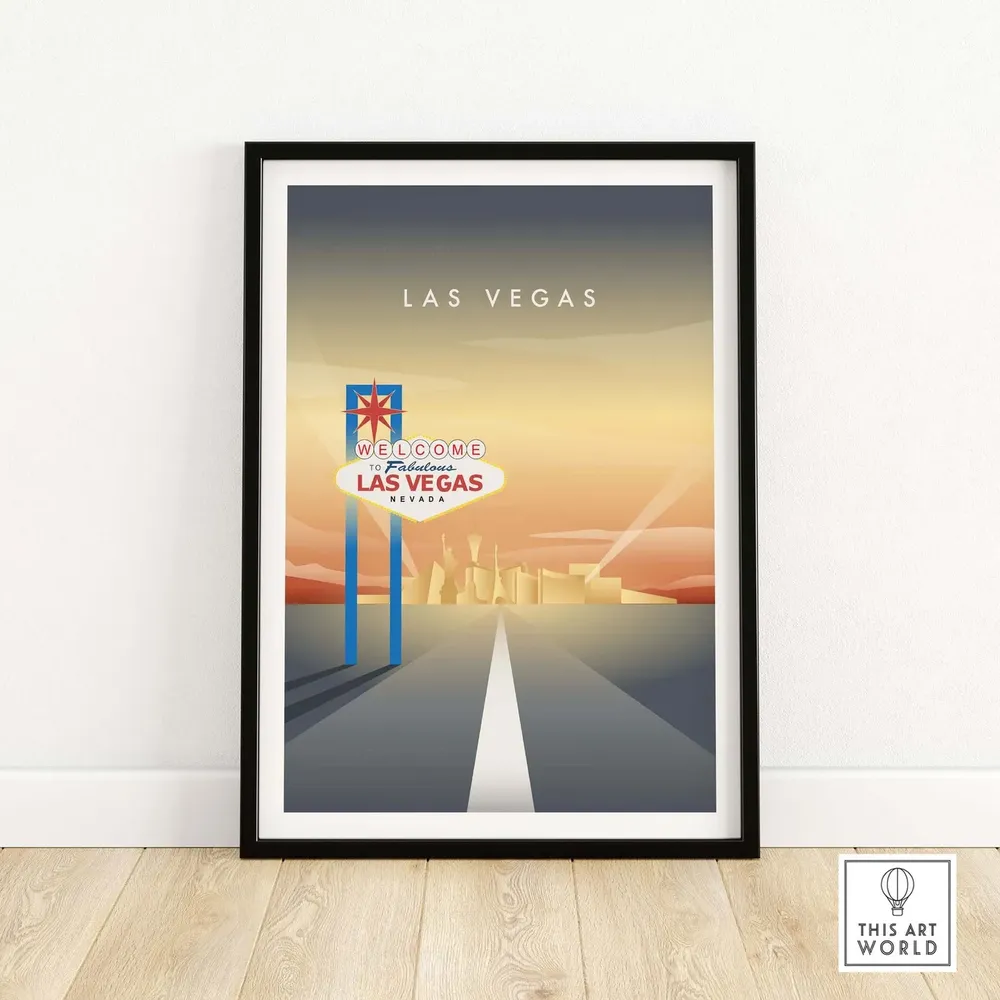 Las Vegas Gift Travel Poster - Image 4