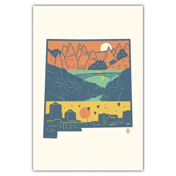 Layers Of New Mexico Travel Poster