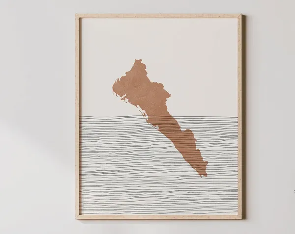 Sinaloa Mexico Travel Poster Art Print