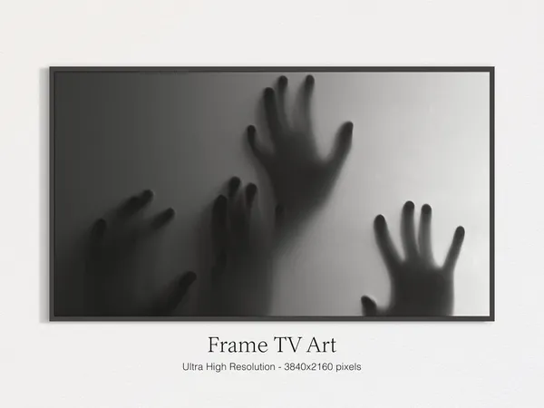 Halloween Ghost Hands Photography Art Print