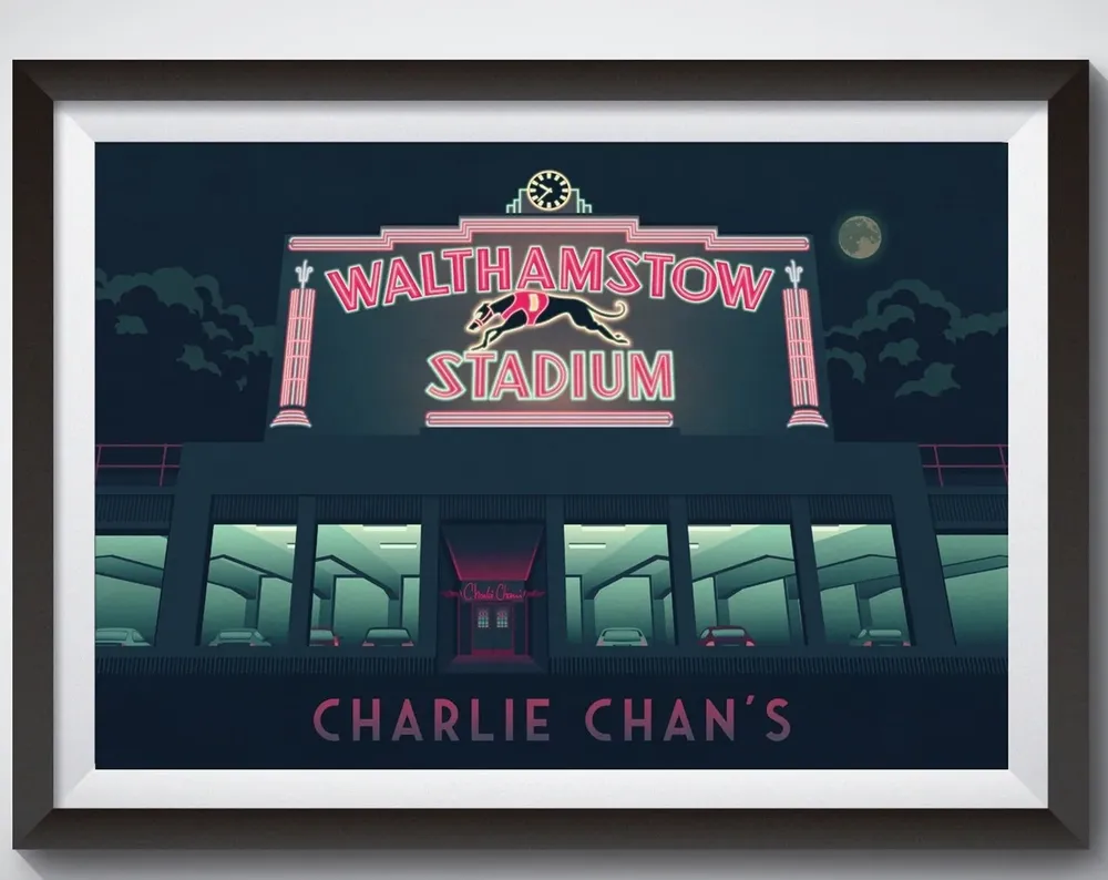Charlie Chan's Nightclub Poster Print