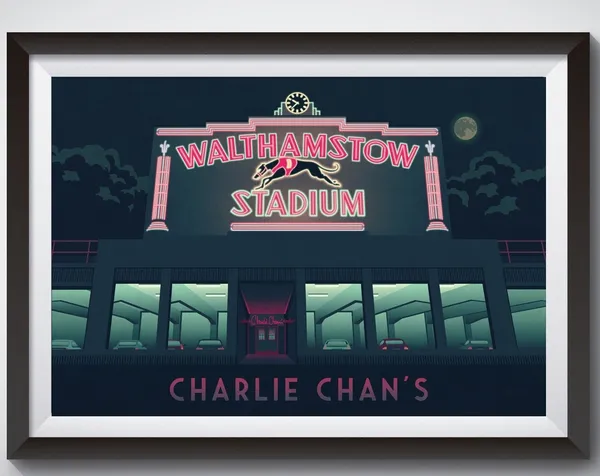 Charlie Chan's Nightclub Poster Print