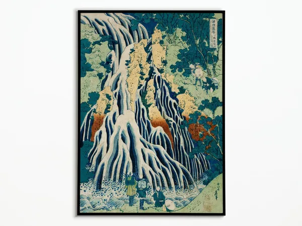 Hokusai Japanese Art Poster, Japanese Decor Print