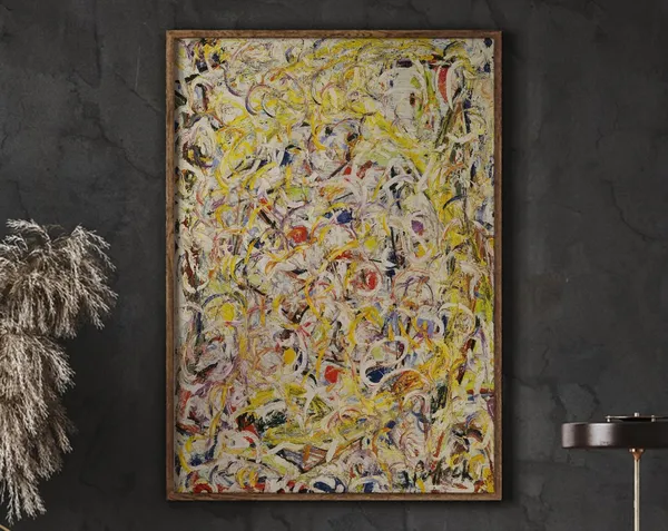 Jackson Pollock Abstract Exhibition Poster, Art Print
