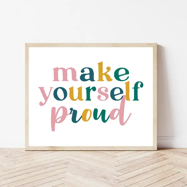 Boho Classroom Math Poster, Teacher Gift Print