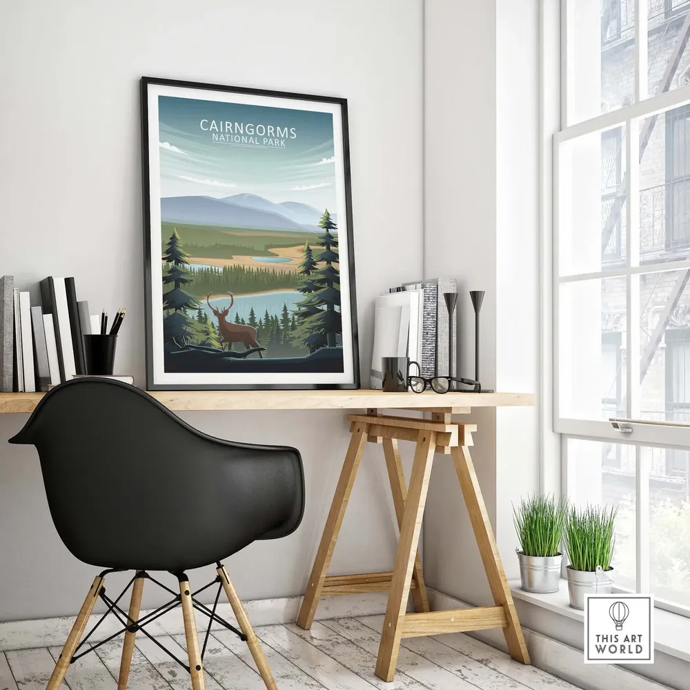 Cairngorms Uk Travel Poster