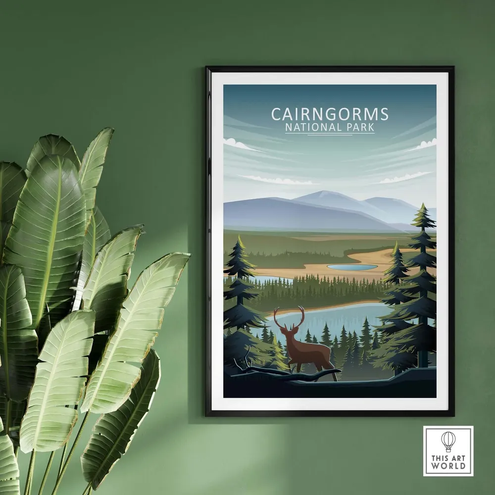 Cairngorms Uk Travel Poster - Image 3