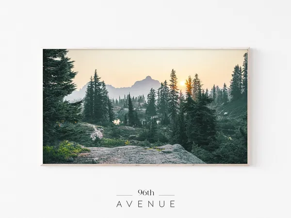 Mountain Forest Art Print