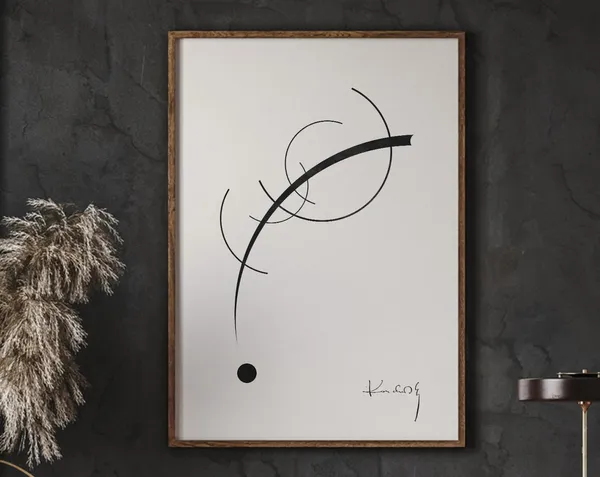 Wassily Kandinsky Abstract Lines Art Print