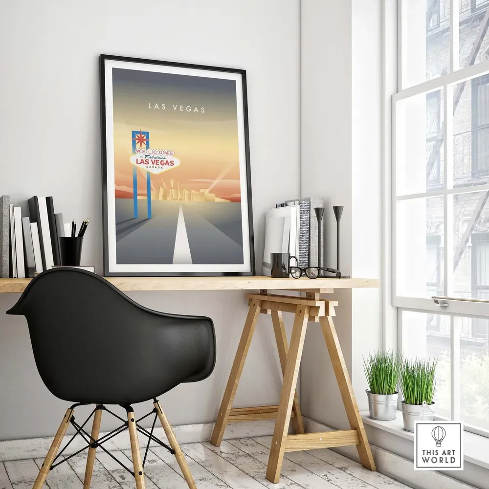Las Vegas Gift Travel Poster