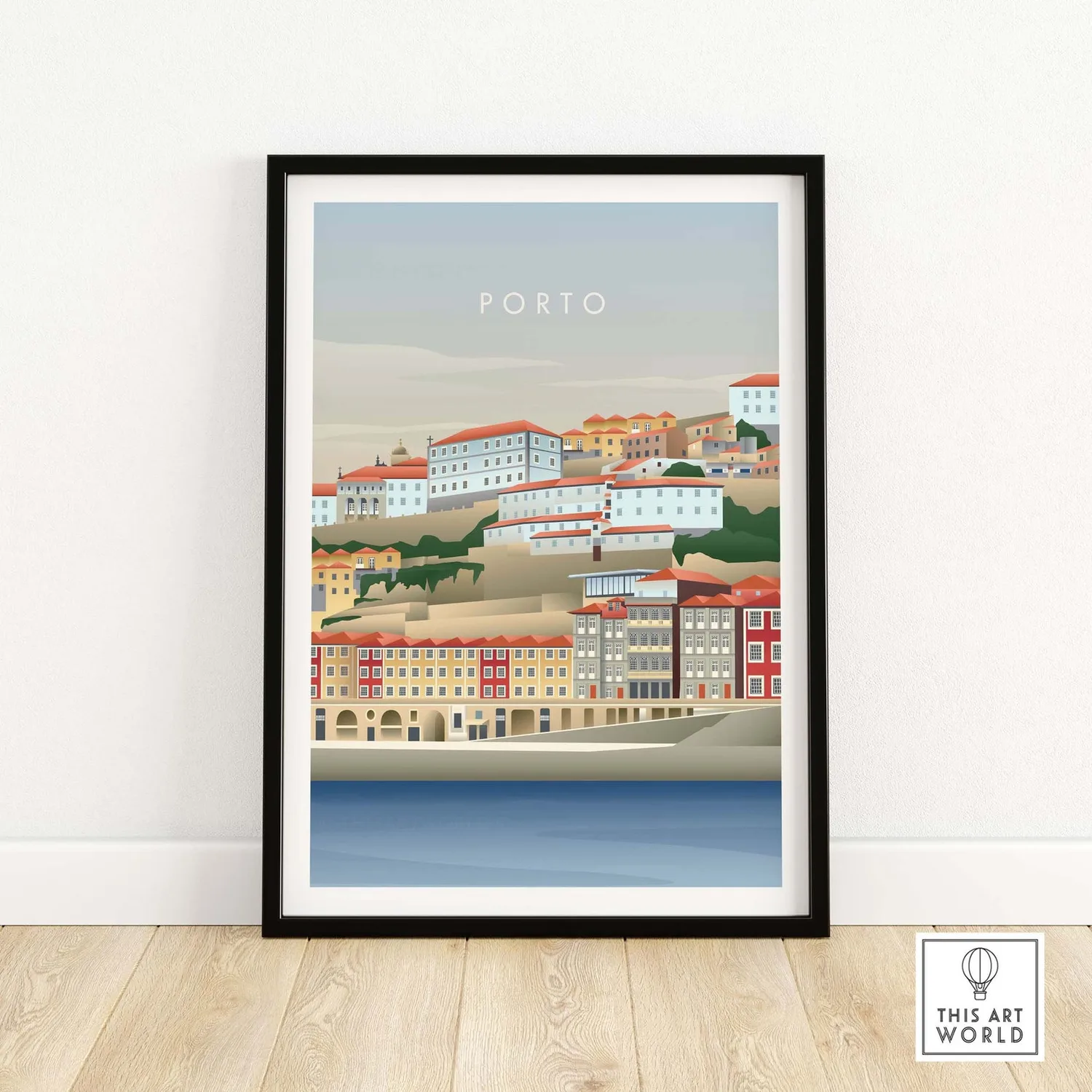 Porto Portugal Gift Travel Poster