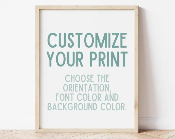 Custom Beach Nursery Decor, Boho Surf Poster