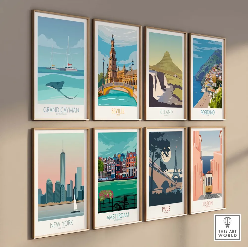 Grand Cayman Travel Poster Art Print - Image 3