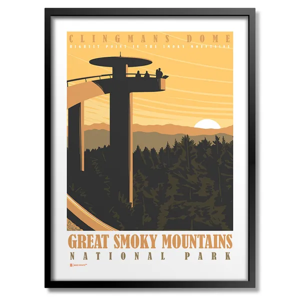 Great Smoky National Park Clingmans Dome Art Print