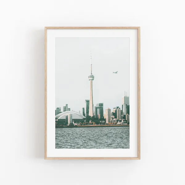 Canada City Minimalist Travel Poster, Forest Art Print